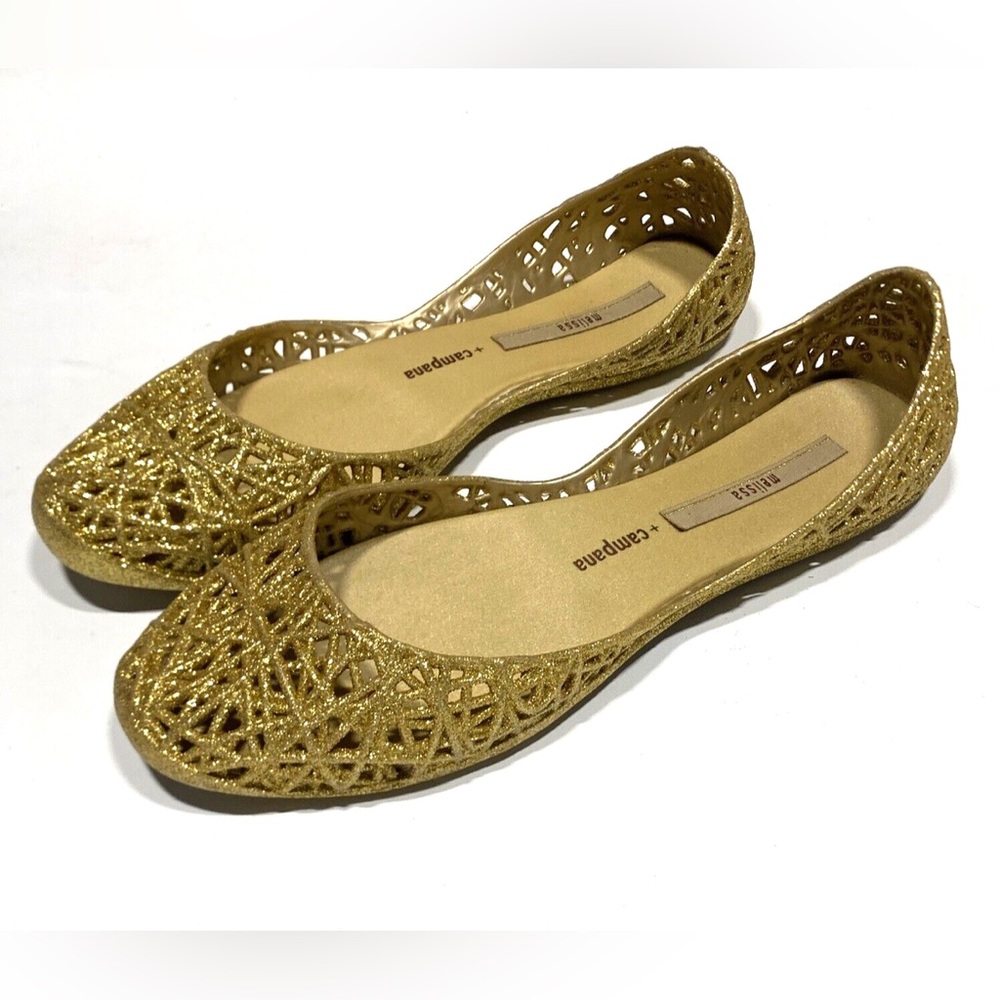 Melissa Gold Women's Flats Size 9